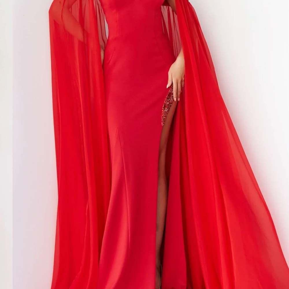 Jovani Striking Red Pageant/Prom Dress.